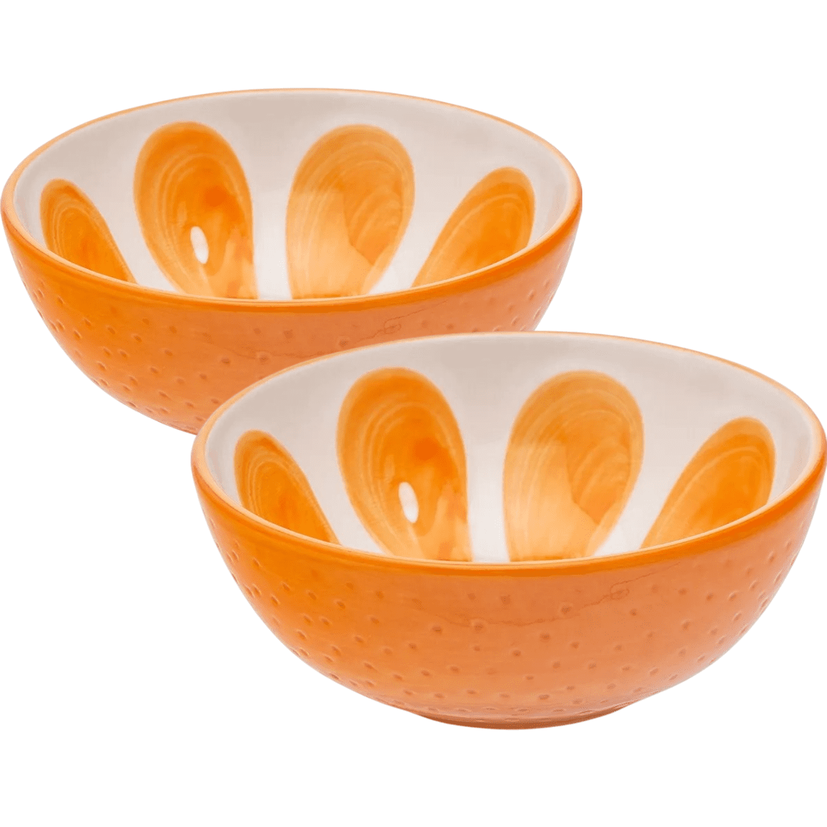 Altom Sada keramických misek Tropicana pomeranč12,5 cm, 2 ks