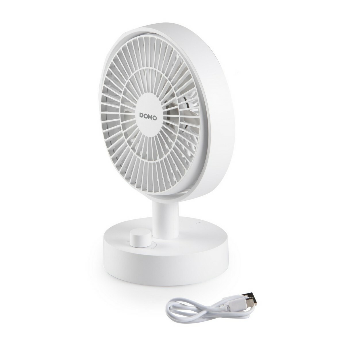 DOMO DO8151 stolný USB akumulátorový ventilátor sosciláciou