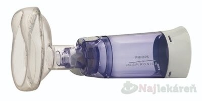 OptiChamber Diamond KOMORA zadržiavacia s maskou L na inhaláciu lieku, 1 set