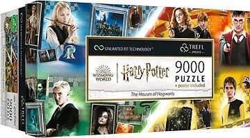 TREFL puzzle UFT Harry Potter: Rokfortské fakulty 9000 dielikov