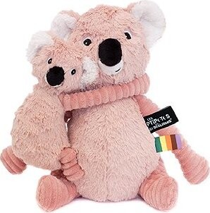 Les Déglingos Plyšová koala, máma s miminkem, růžová