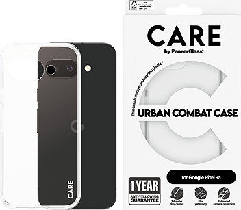 PanzerGlass CARE kryt Google Pixel 9a Urban Combat číry