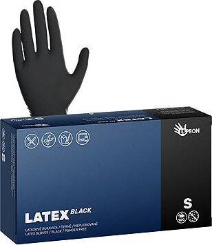ESPEON Latex Black vel. S, 100 ks