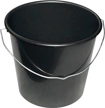 Gastro Vedro plastové 12 l, čierne