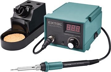 EXTOL INDUSTRIAL spájkovacia stanica s digitálnou reguláciou teploty a kalibráciou, 8794520