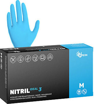 ESPEON Nitril Ideal3 modré vel. M, 100 ks