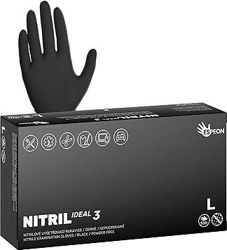 ESPEON Nitril Ideal3 černé vel. L, 100 ks