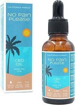 California Farms No pain please olej, 3000 mg CBD