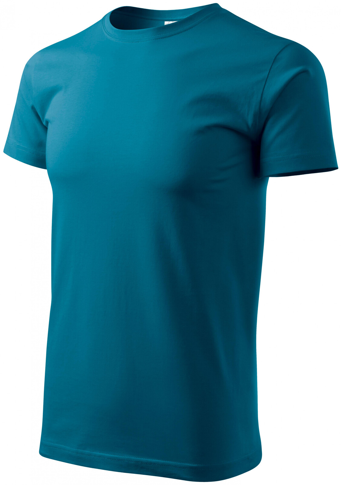 Pánske tričko jednoduché, petrol blue, S