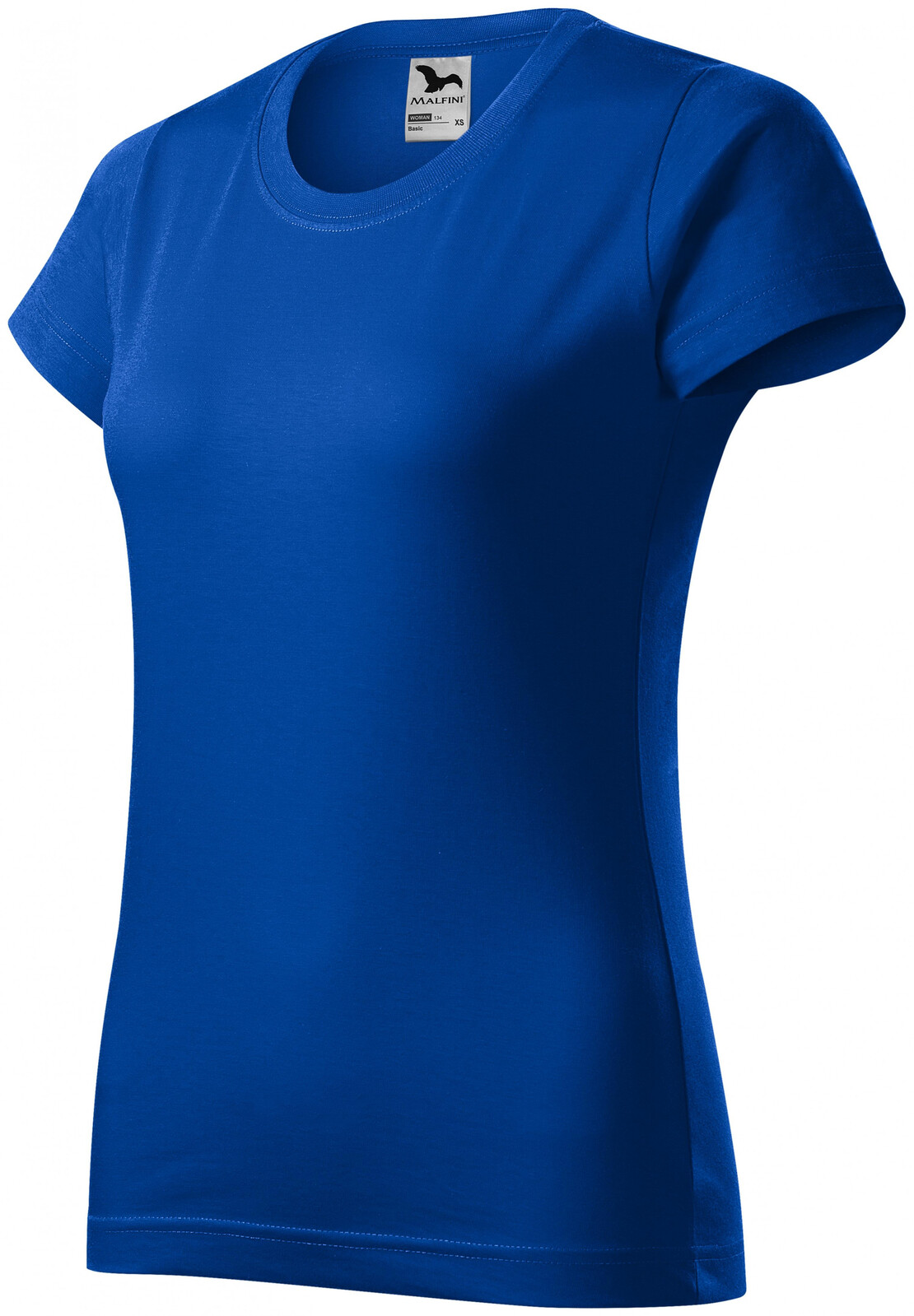 Dámske tričko jednoduché, kráľovská modrá, 3XL