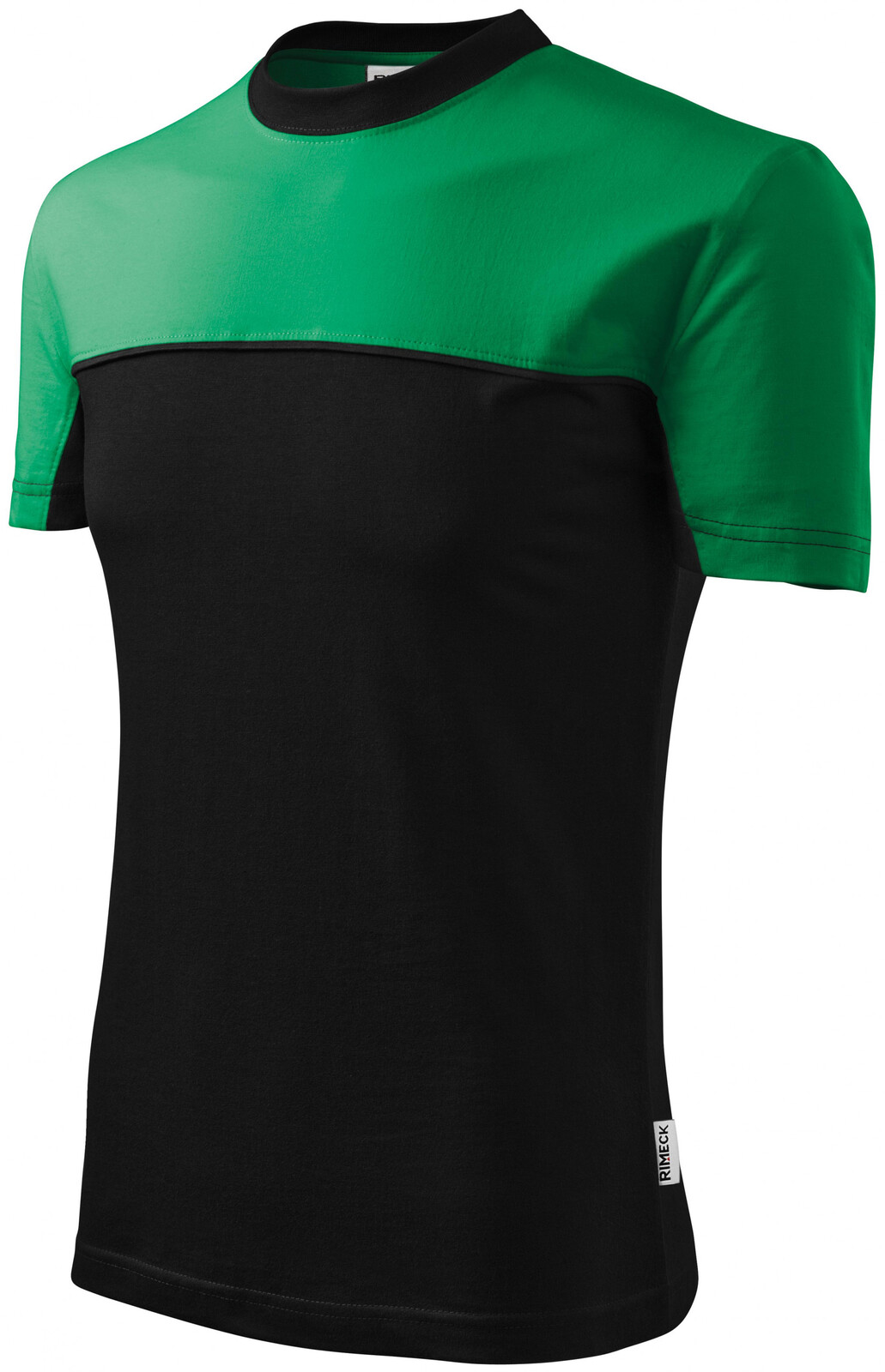 Tričko dvojfarebné, trávová zelená, 4XL