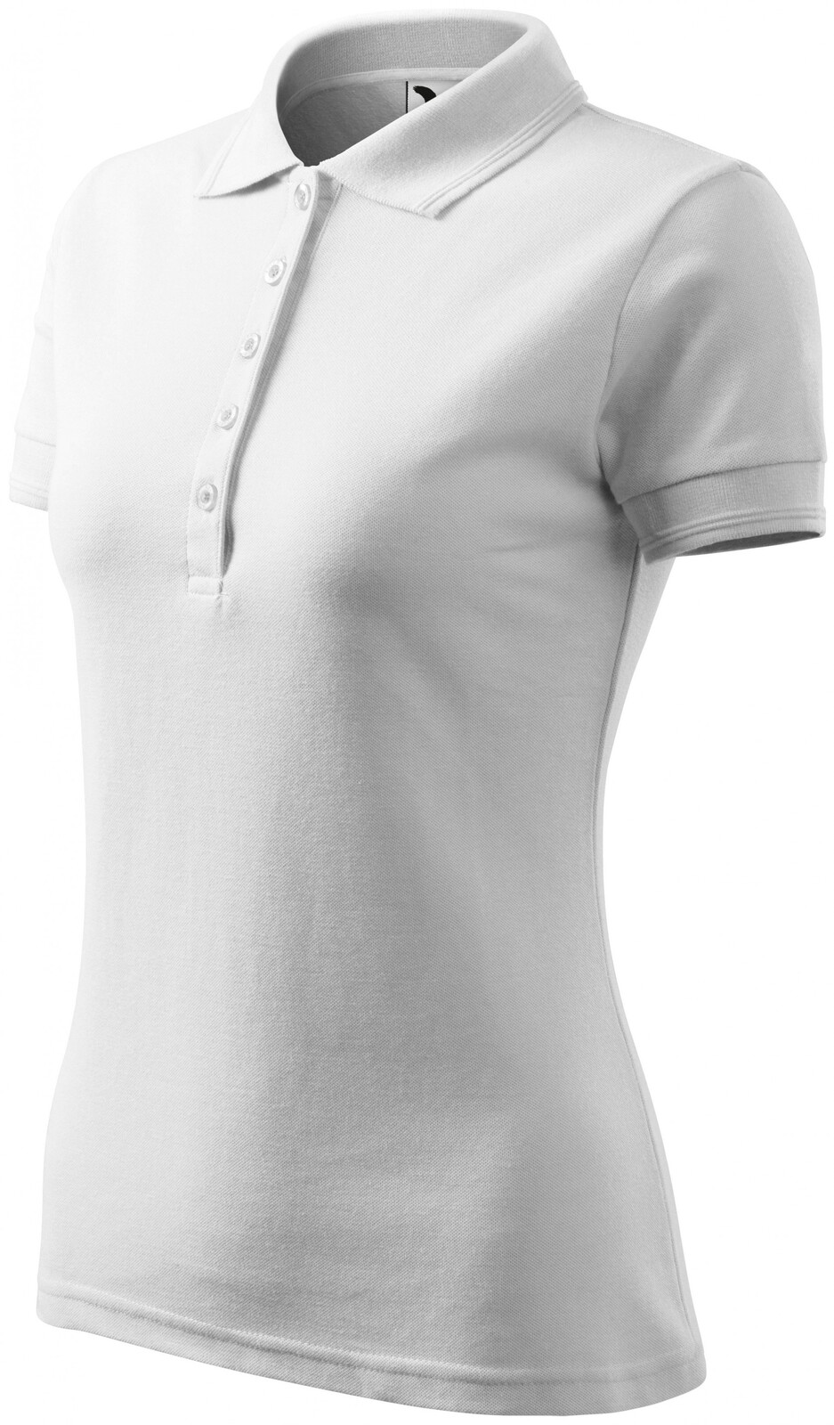 Dámska elegantná polokošeľa, biela, XS