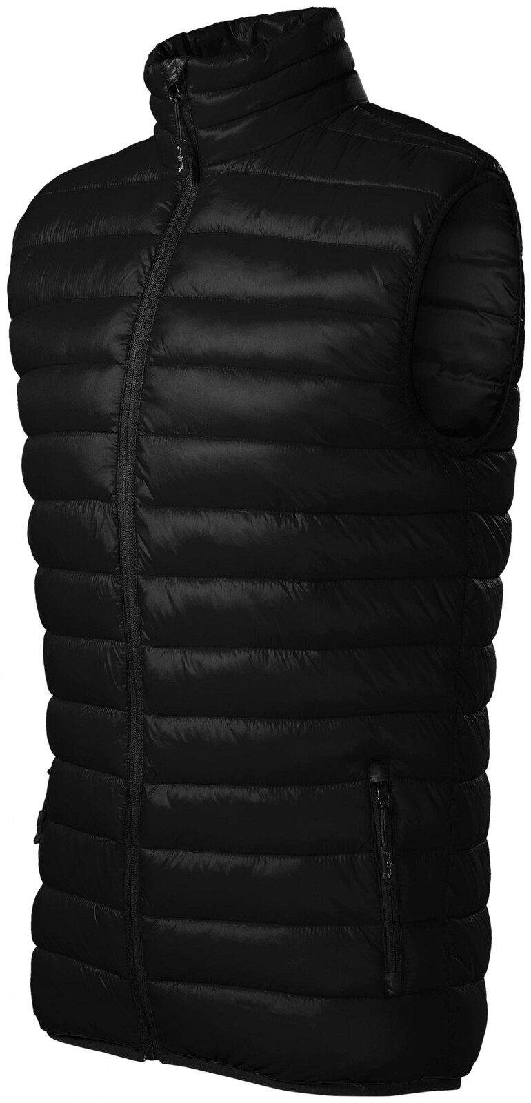 Pánska prešívaná vesta, čierna, S