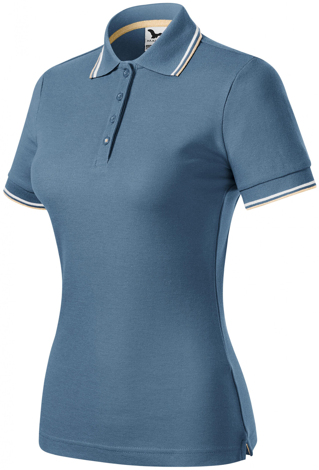 Dámska polokošeľa klasická, denim, XS