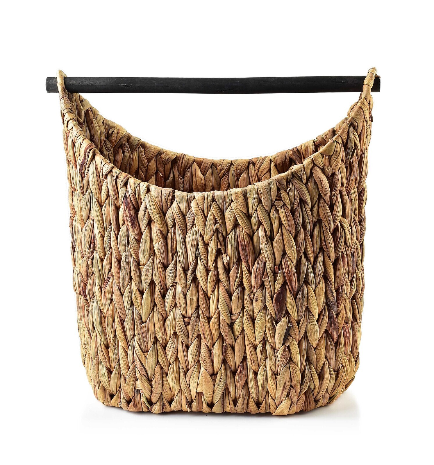 Košík s uchem AMPARA 35 cm vodní hyacint natural