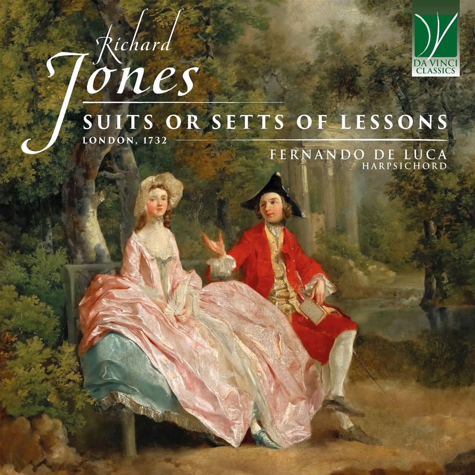 Fernando De Luca, RICHARD JONES: SUITS OR SETTS OF LESSONS, LONDON 1732 (CEMBALO WORKS), CD