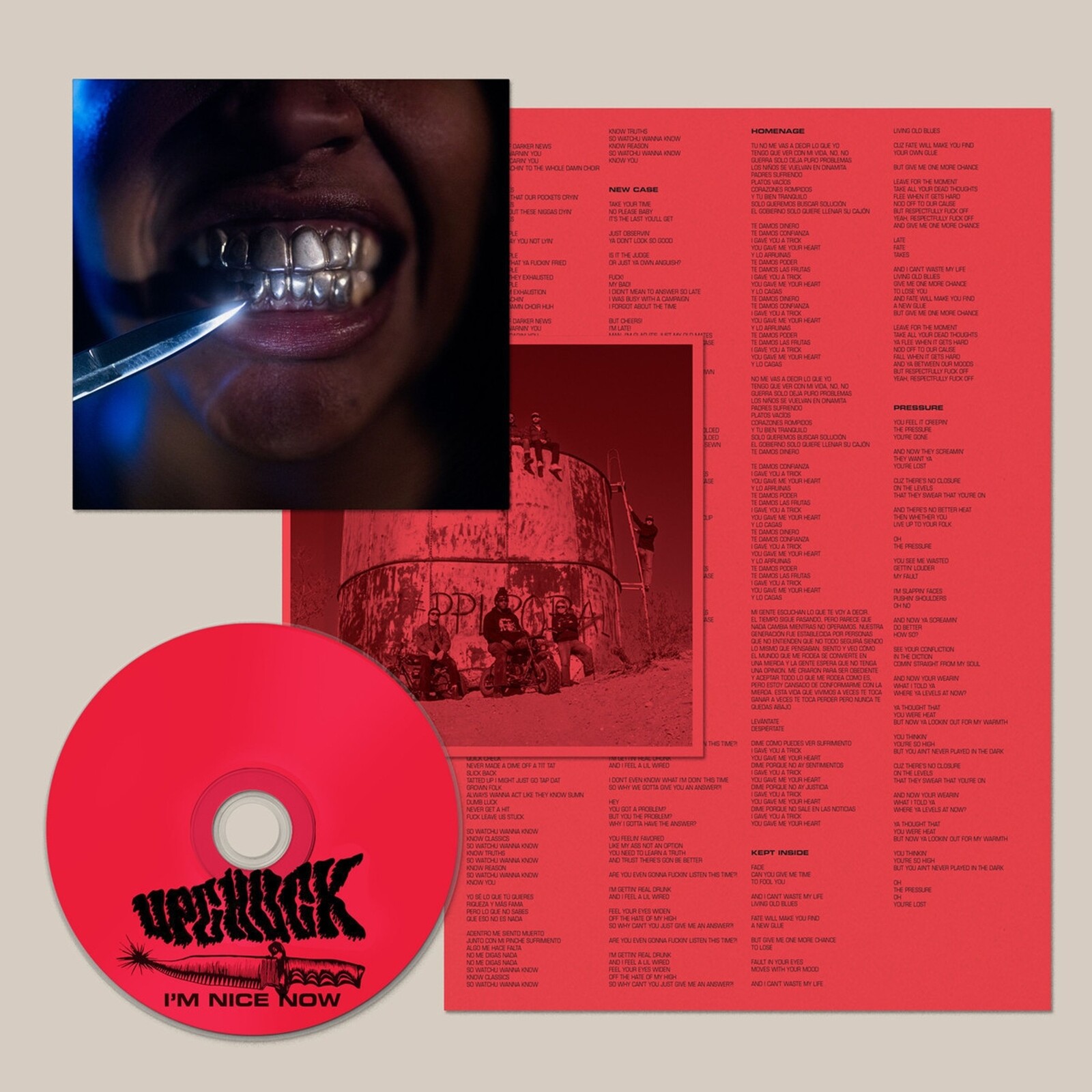 Upchuck, I'M NICE NOW, CD