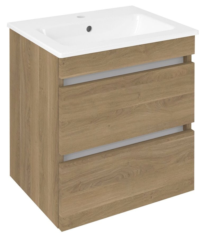 SAPHO - EZARA umývadlová skrinka 48x54x39cm, dub cuneo EZ492-2525