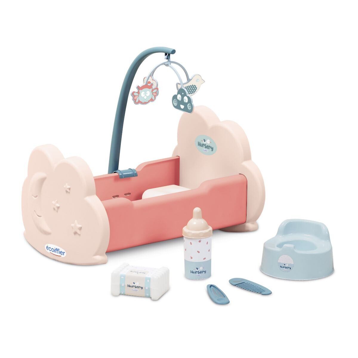Ecoiffier Nursery Postieľka s príslušenstvom pre bábiku