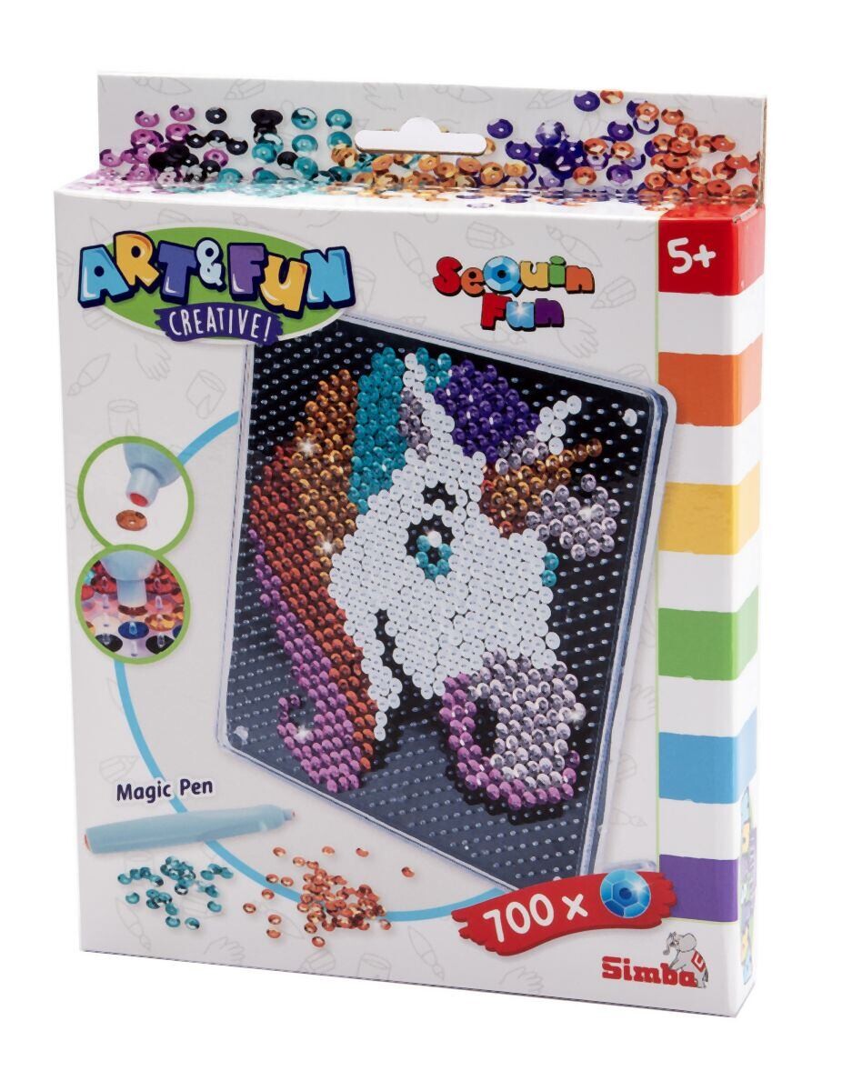 Simba Art&Fun Obrázok z flitrov Jednorožec