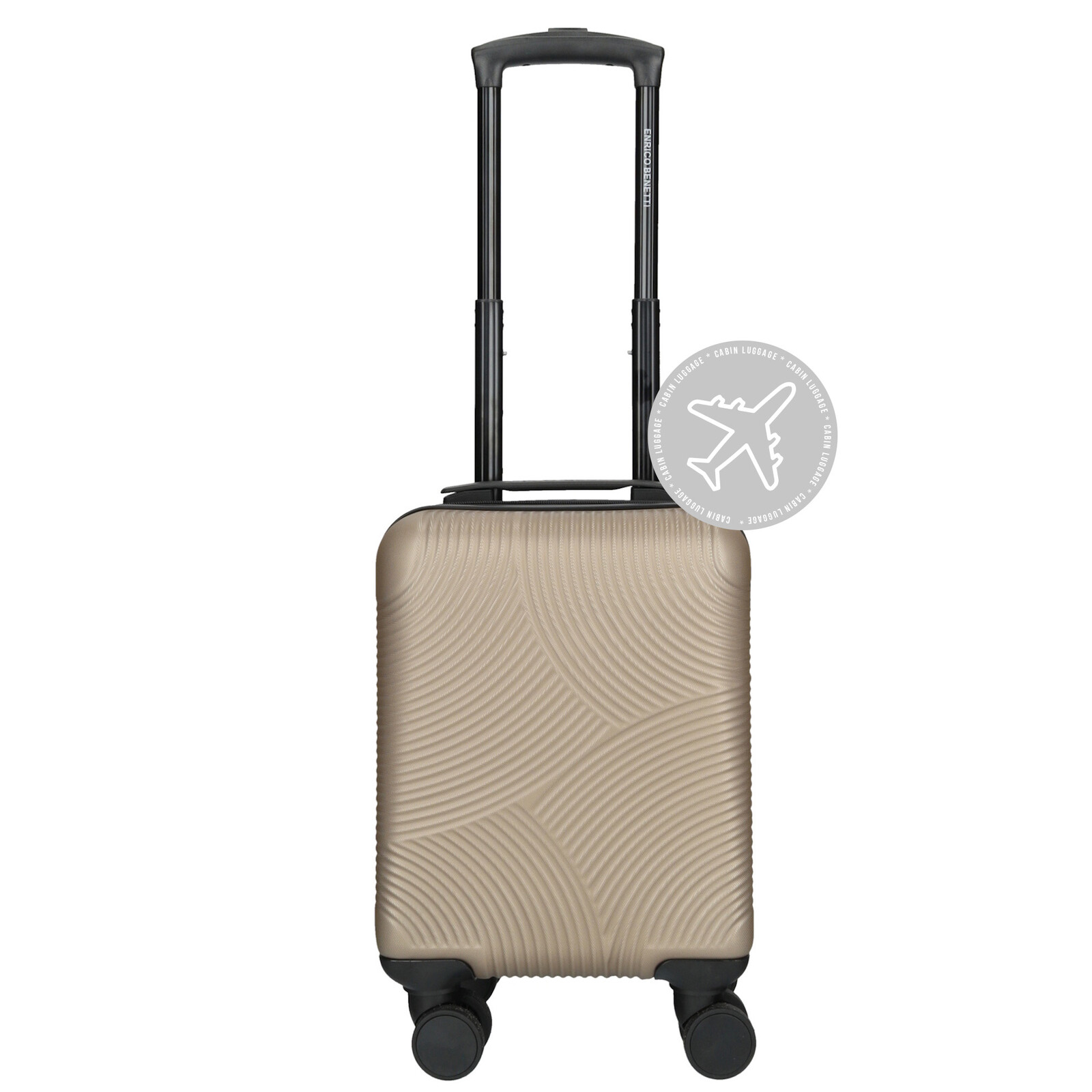 Kabínový kufor podsedadlový ABS 25L Enrico Benetti - champagne