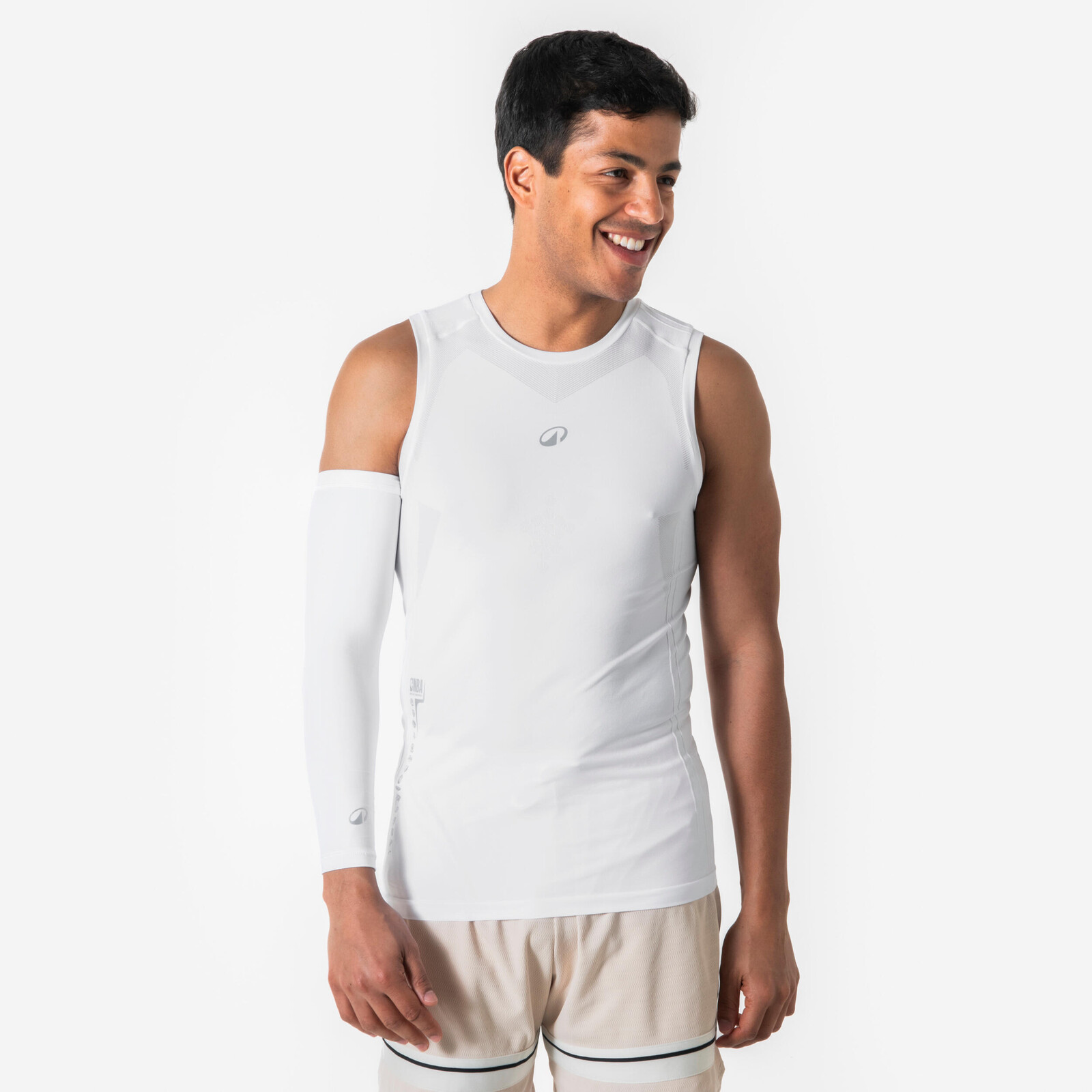 Pánske basketbalové tielko TANK 500 NBA biele