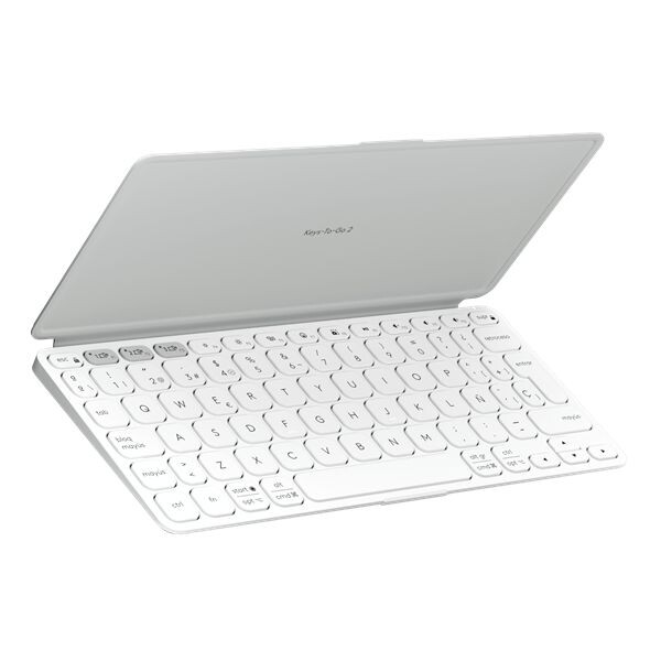 Logitech Keys-To-Go 2 - prenosná Bluetooth klávesnica, US - bledošedá 920-012985