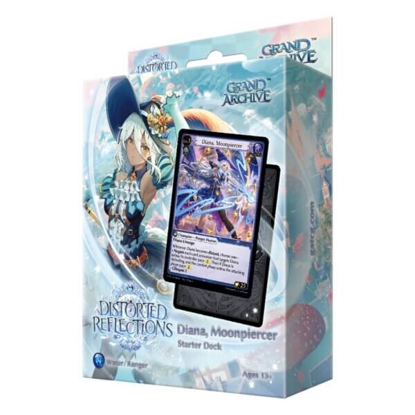 Weebs of the Shore Grand Archive TCG: Distorted Reflections Diana, Moonpiercer Starter Deck