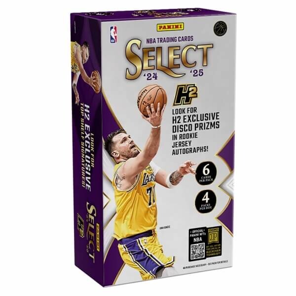 Panini 2024-2025 NBA karty Panini Select Basketball Hybrid H2 Box