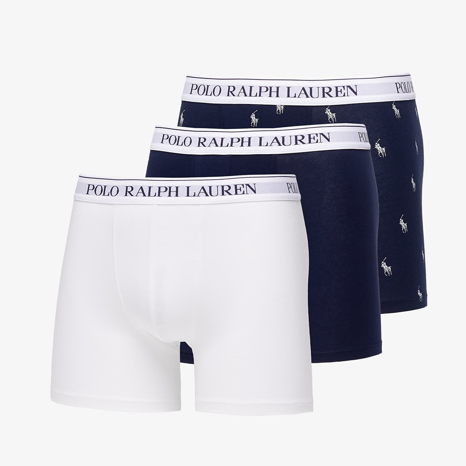 Ralph Lauren Polo Stretch Cotton Boxer Brief 3 Pack Multicolor L