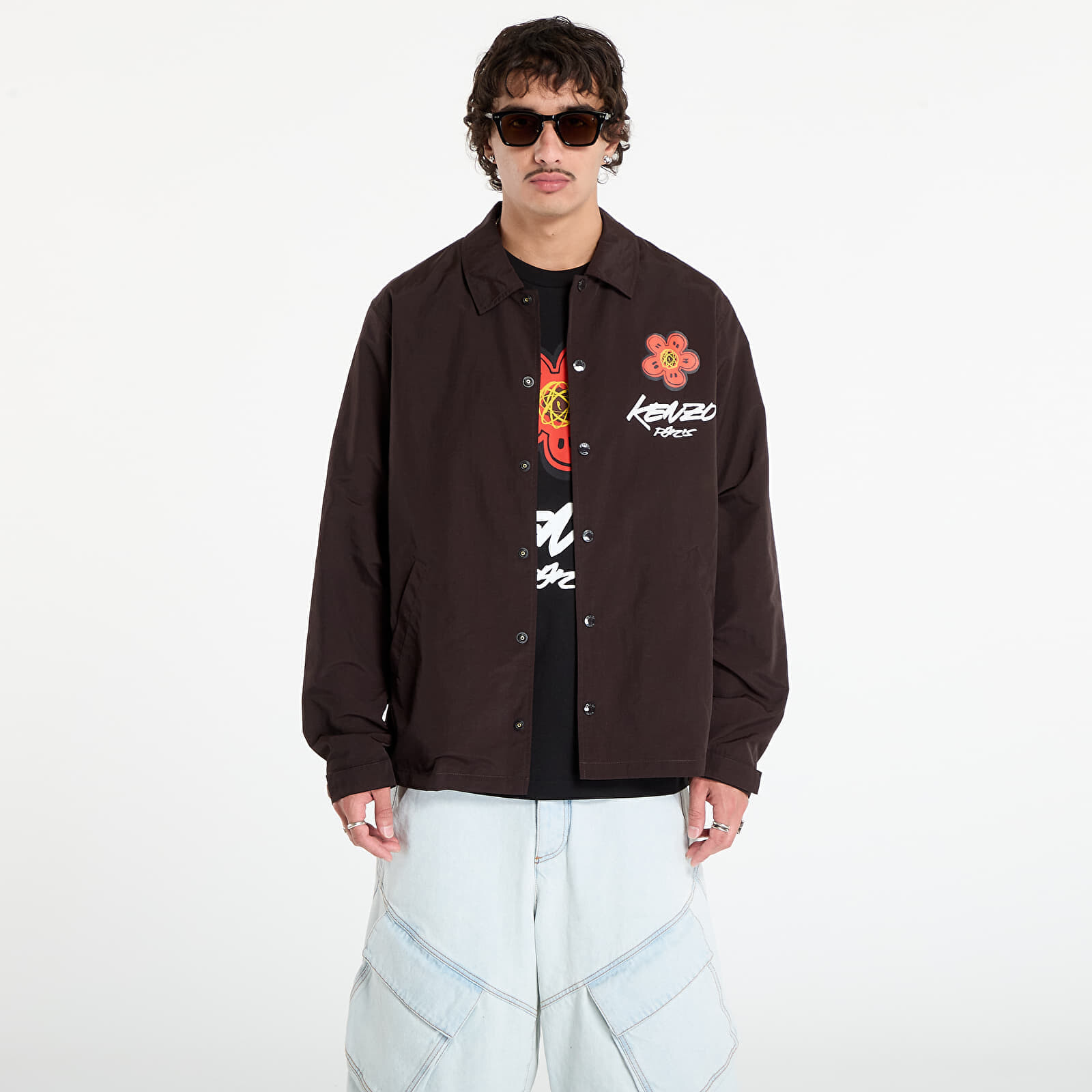 Bunda KENZO x FUTURA 2000 Light Coach Jacket Chocolate L