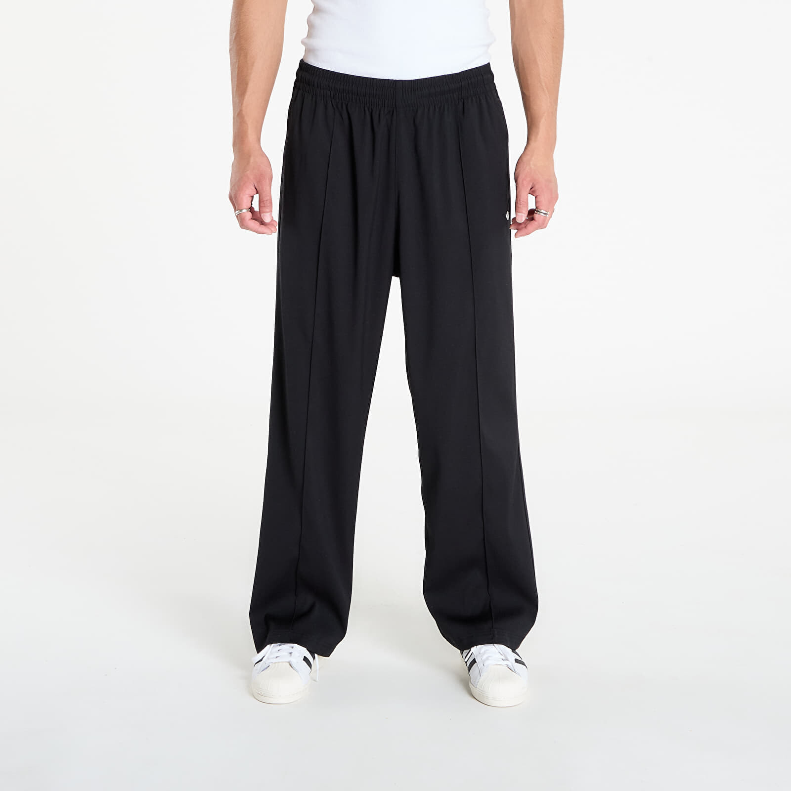 Kalhoty adidas Baggy Trackpant Black/ Black L