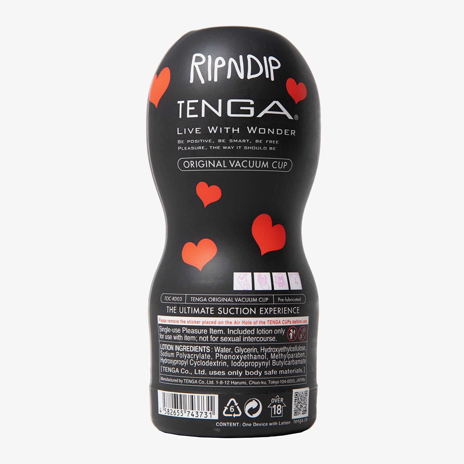 RIPNDIP Nermal Loves Ripndip Tenga Black Universal