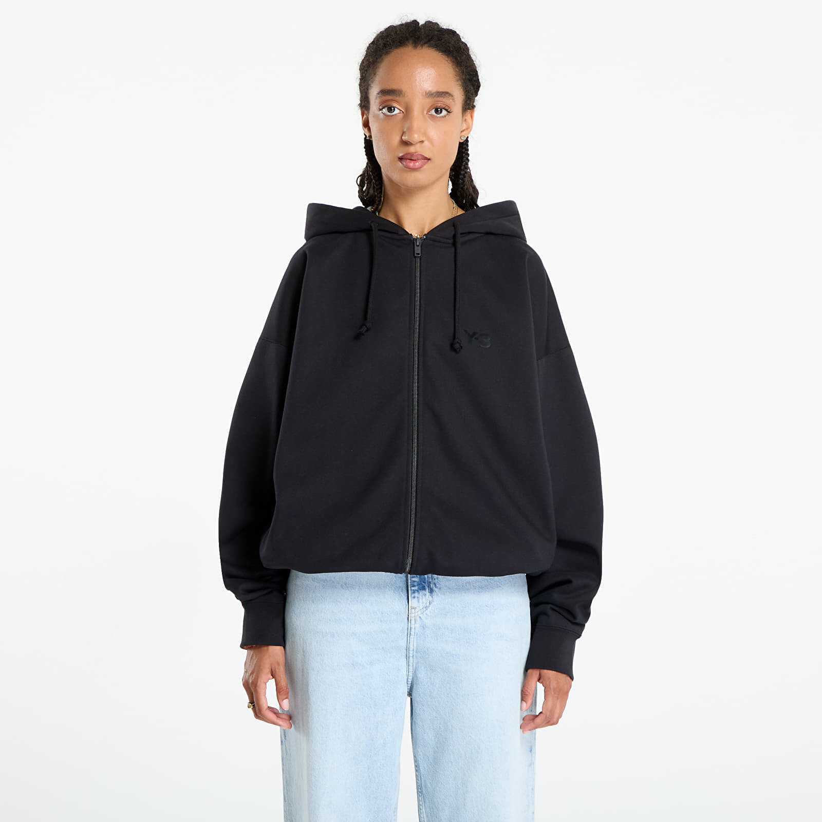 Mikina Y-3 Full Zip Hoddie UNISEX Black L