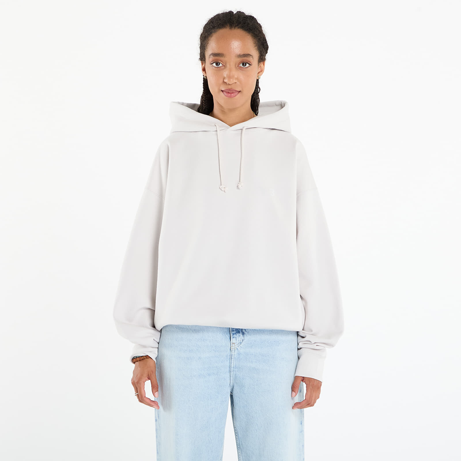 Mikina Y-3 Fl Hoodie UNISEX Chalk Pearl L
