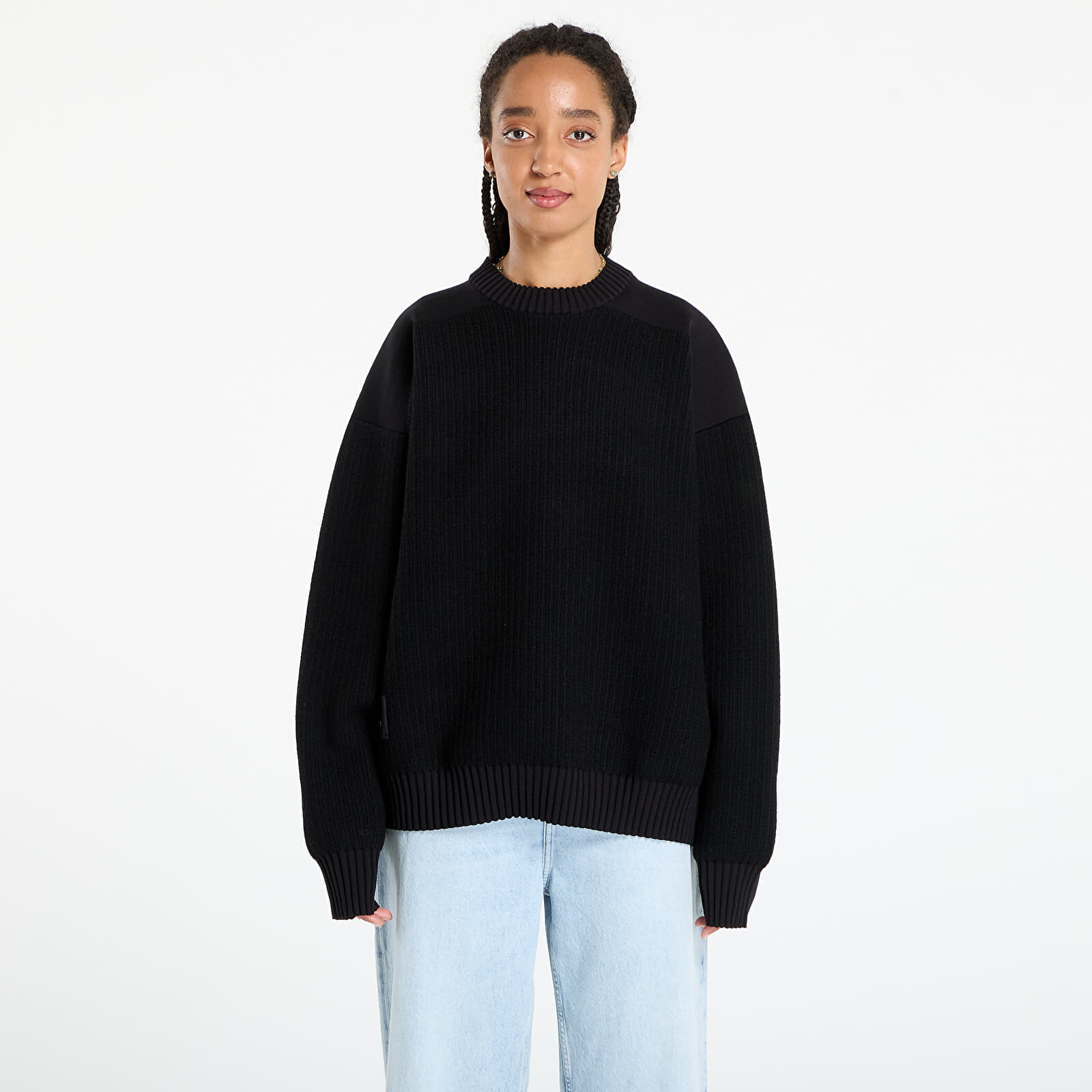 Svetr Y-3 Padded Ut Crew UNISEX Black L