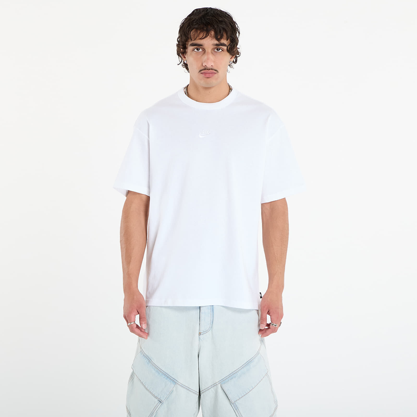 Tričko Nike Sportswear Premium Essentials Men's T-Shirt White/ White L
