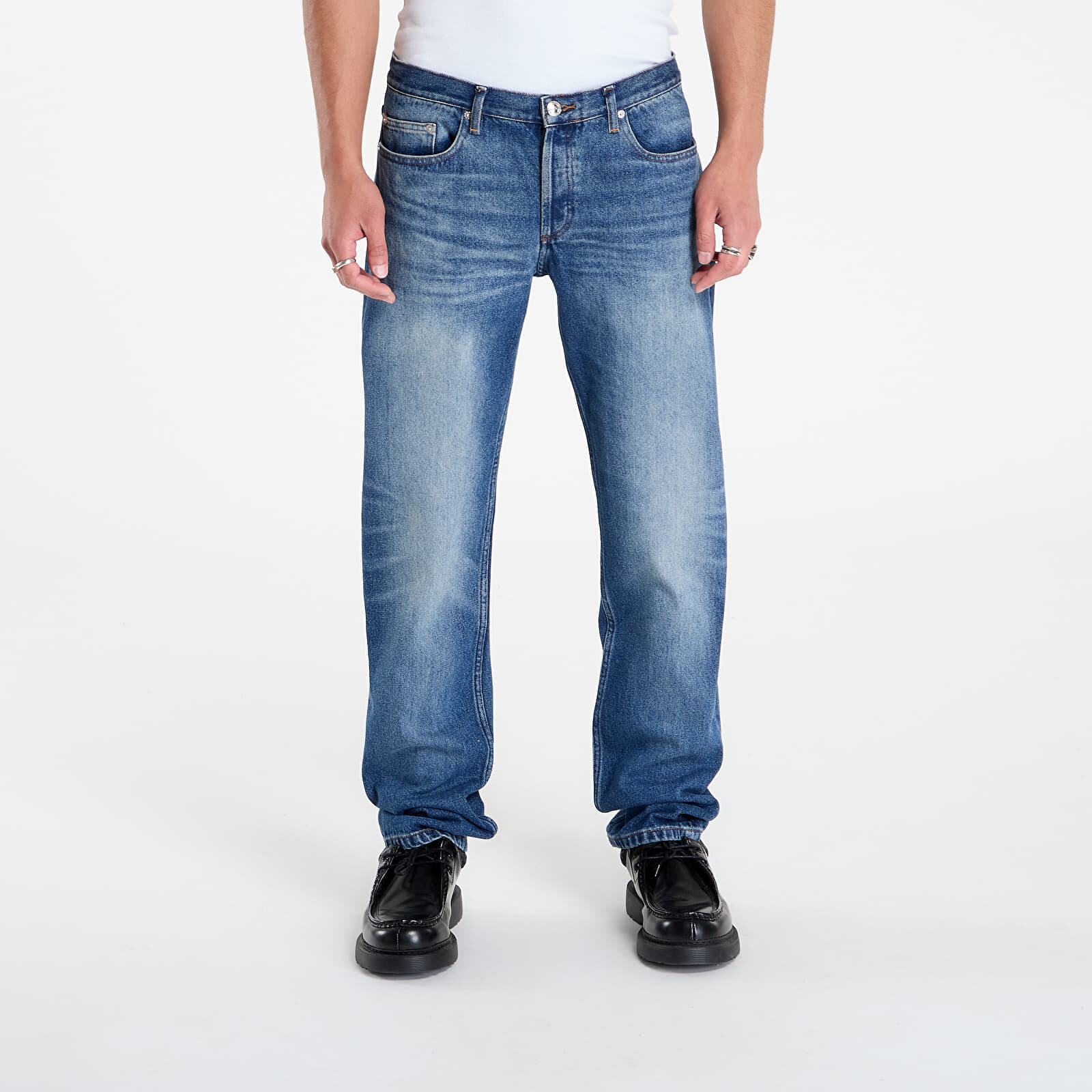 Kalhoty A.P.C. New Standard Jeans Stonewashed Indigo 31