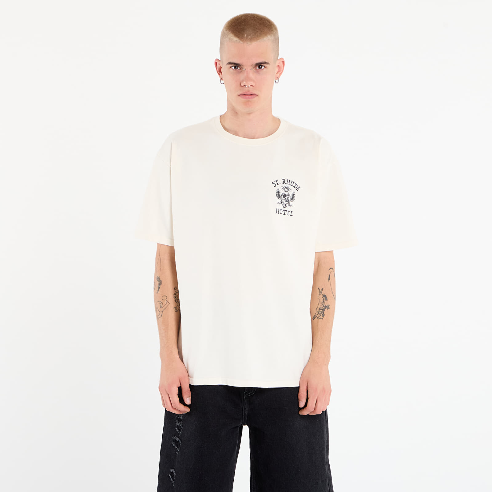 Tričko Rhude St. Rhude Seal Tee Vintage White L