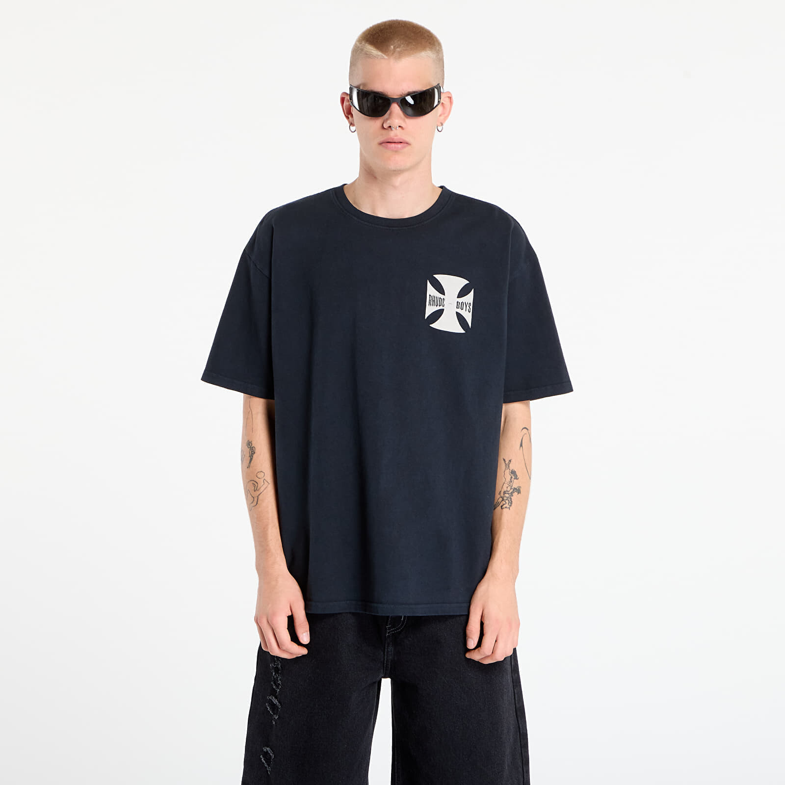 Tričko Rhude Boys Tee Vintage Black L