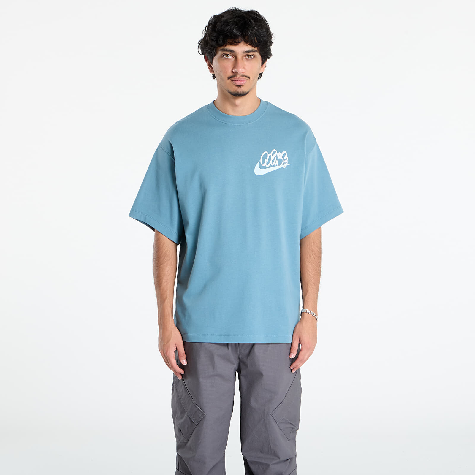 Tričko Nike Solo Swoosh Men's T-Shirt Smokey Blue L