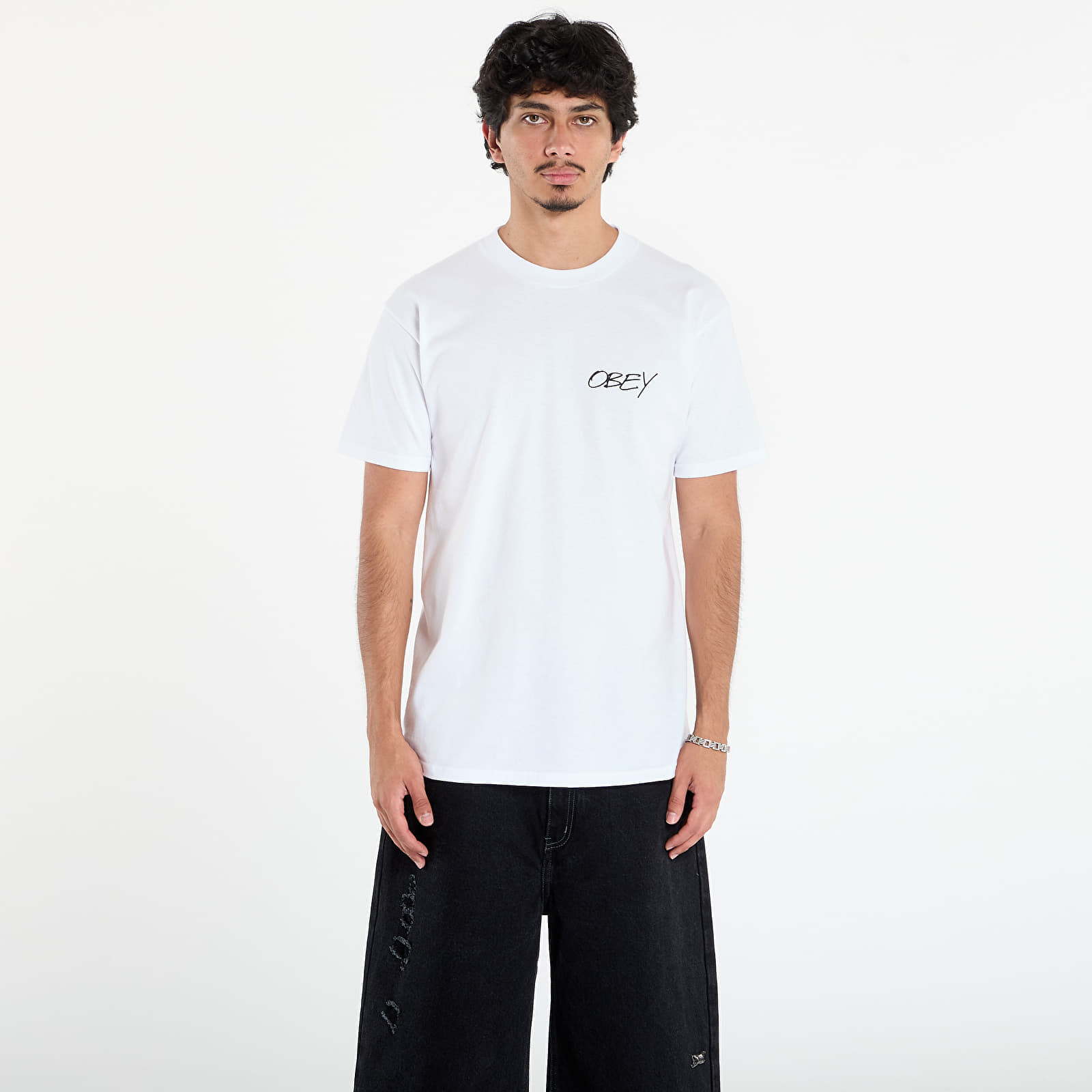Tričko OBEY Poppies T-Shirt White L
