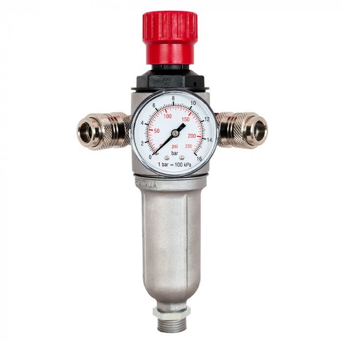 Filtro-regulátor s rozdvojkou 1/2