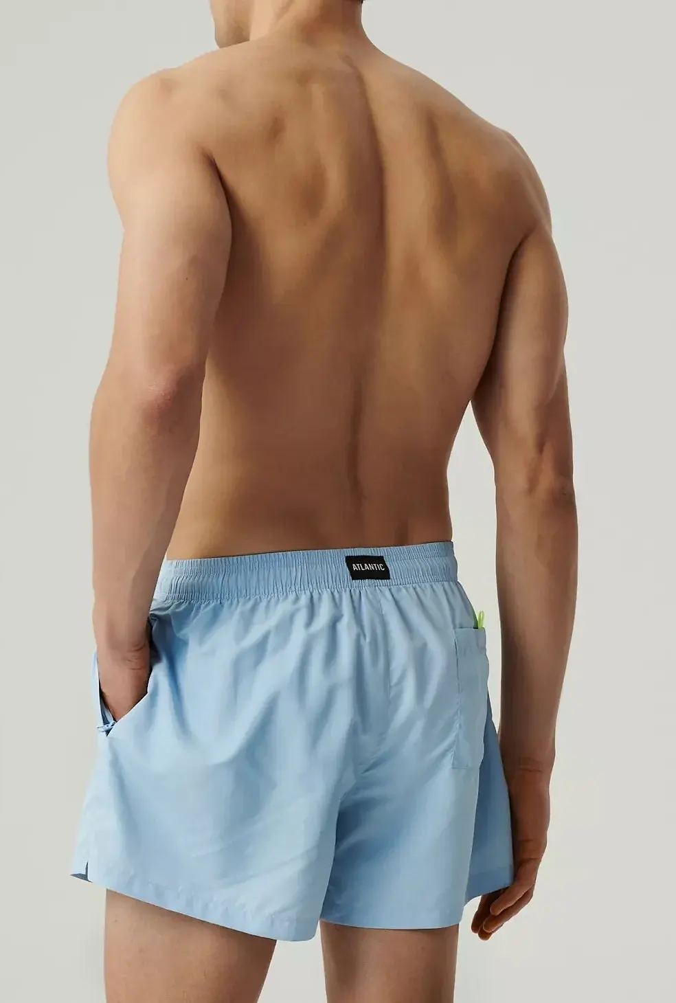 Pánske plavky 222 limetková - Atlantic limetková S