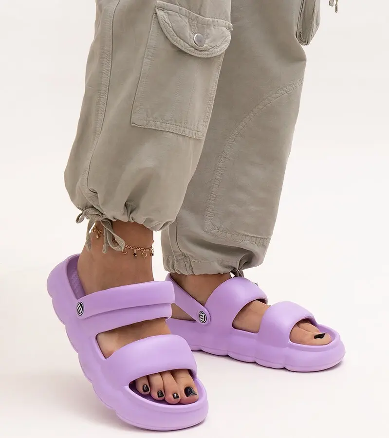 Gemre Ľahké penové sandále v jednoliatej farbe Azewda