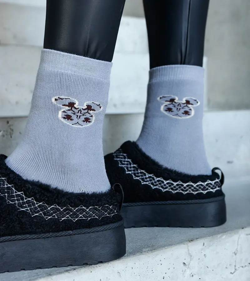 Gemre Szare teplé ponožky Sella