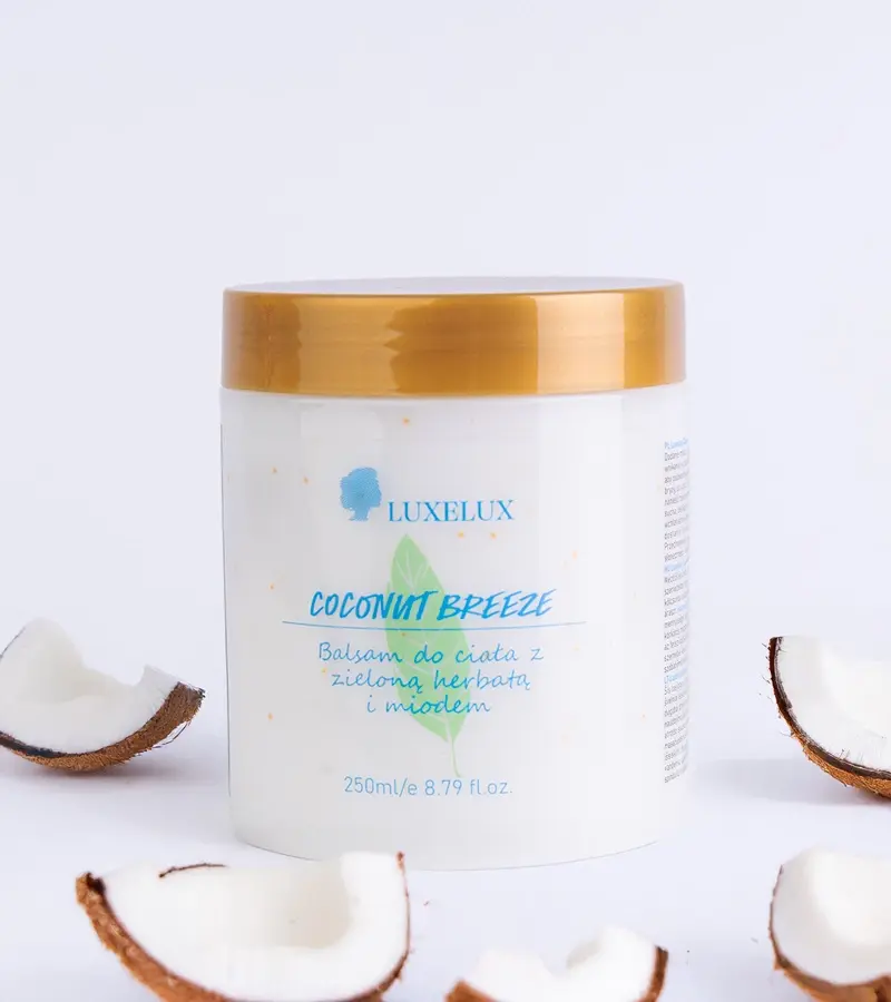 Gemre Balzam na telo so zeleným čajom a medom LUXELUX COCONUT BREEZE 250 ml