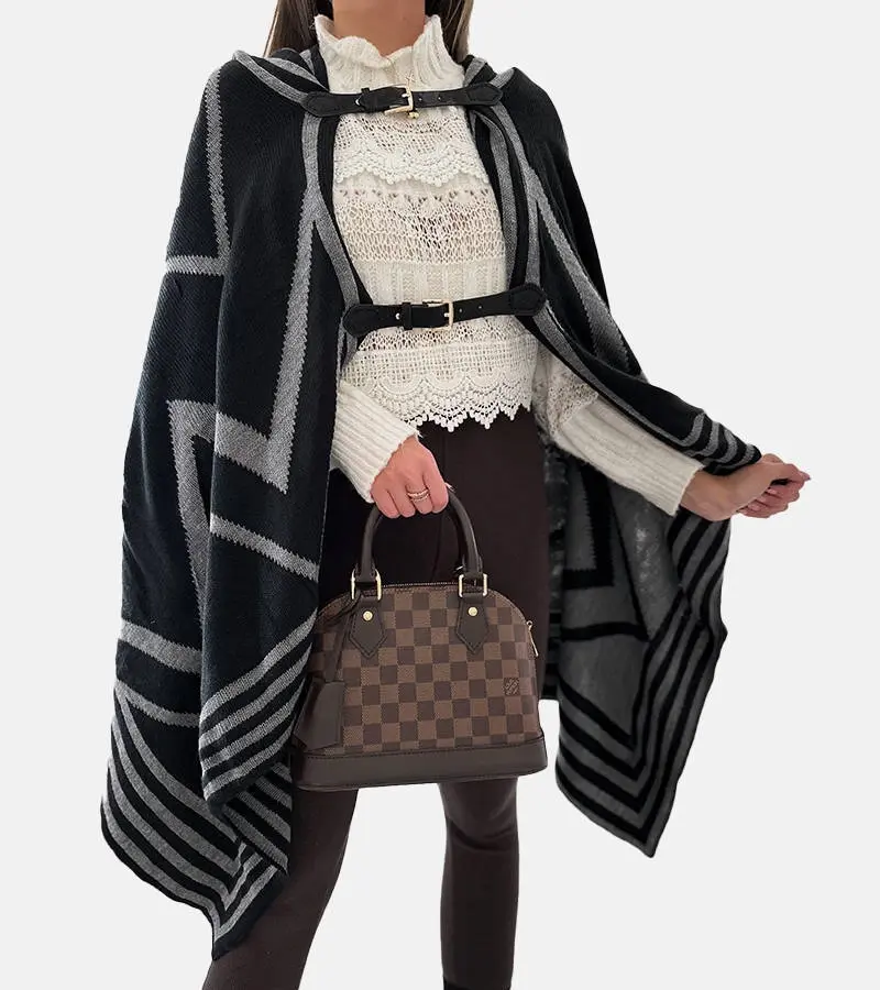 Gemre Tmavosivá mikina Leyla s kapucňou