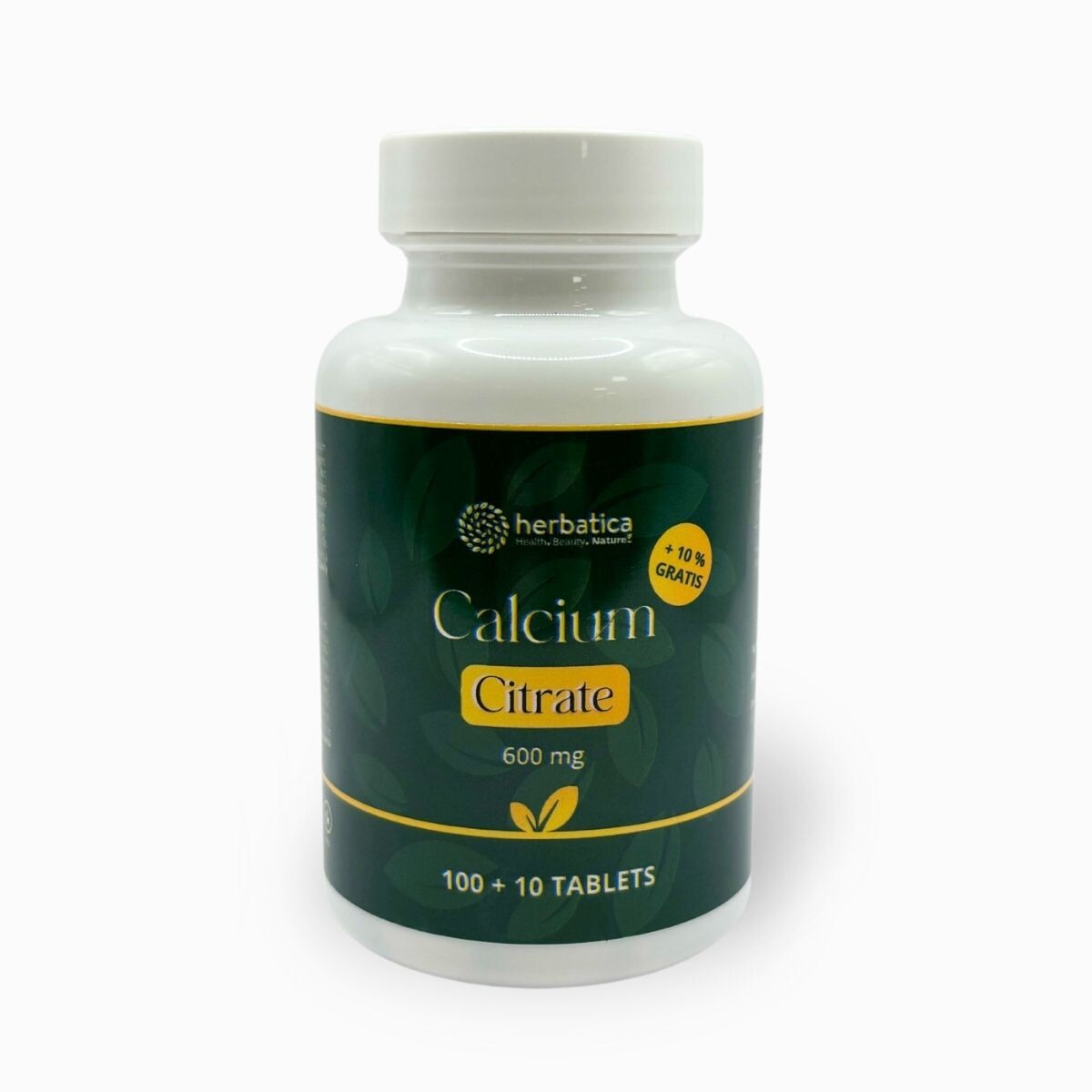Vápnik Citrát 600 mg - 110 tabliet - Herbatica