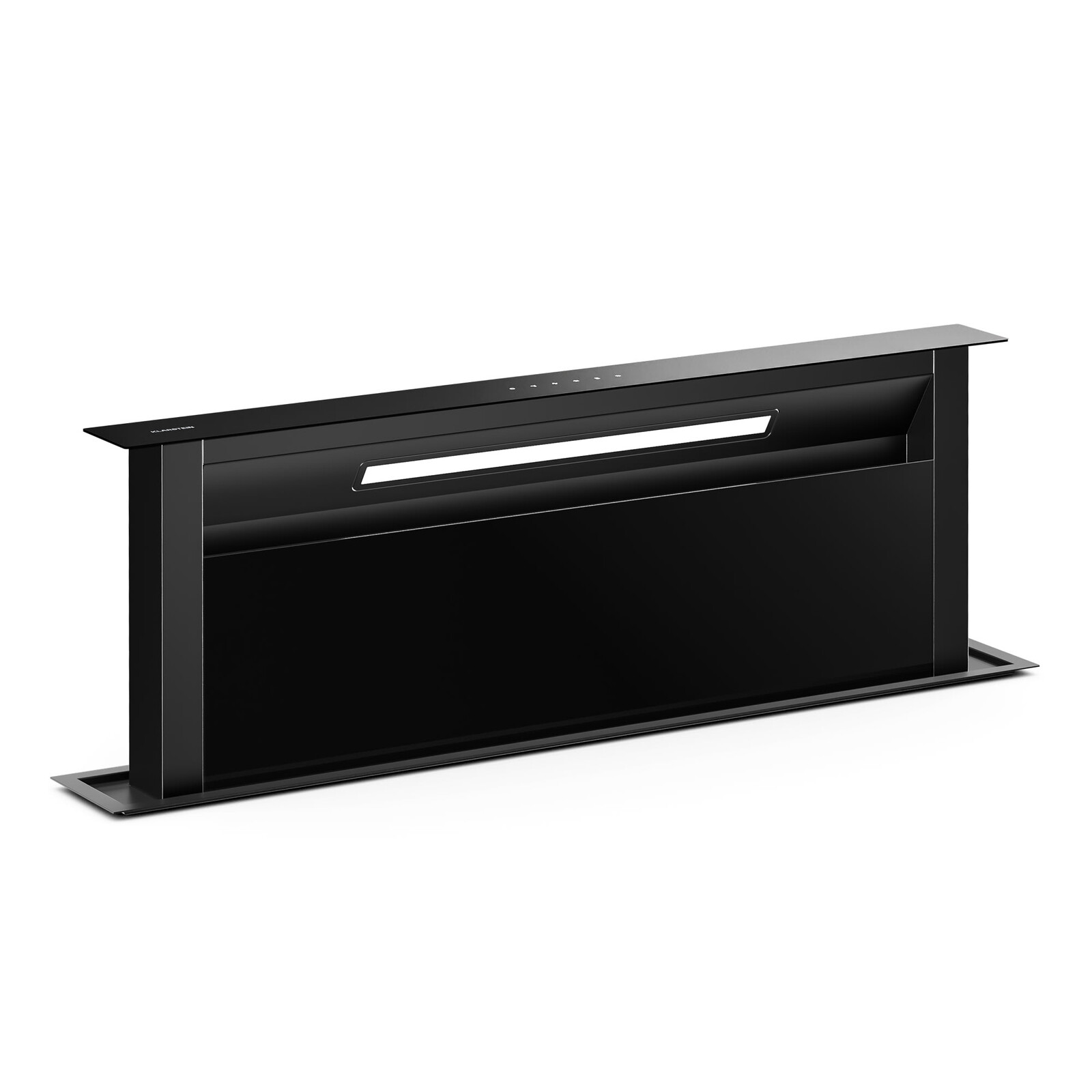 Klarstein Velaire Downdraft-System, Elegantný, minimalistický, výkonný, Energetická trieda A++, 906 m³/h, 90 cm